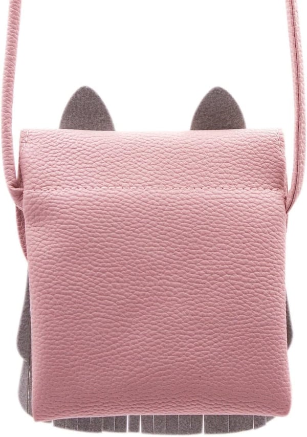 Cat Tassel Crossbody Bag for Girls - Pink Coin Purse
