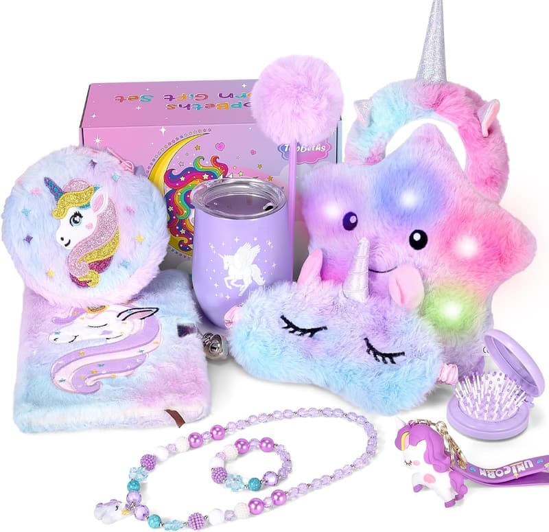 Unicorn Gifts Set for Girls Age 5-10 - Plush Toy & アクセサリー