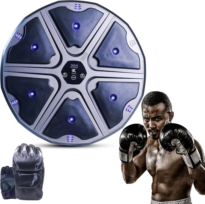 Bluetooth Smart Boxing Target - Wall-Mounted Punching Equipment