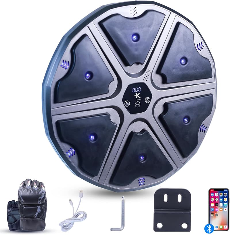 Bluetooth Smart Boxing Target - Wall-Mounted Punching Equipment