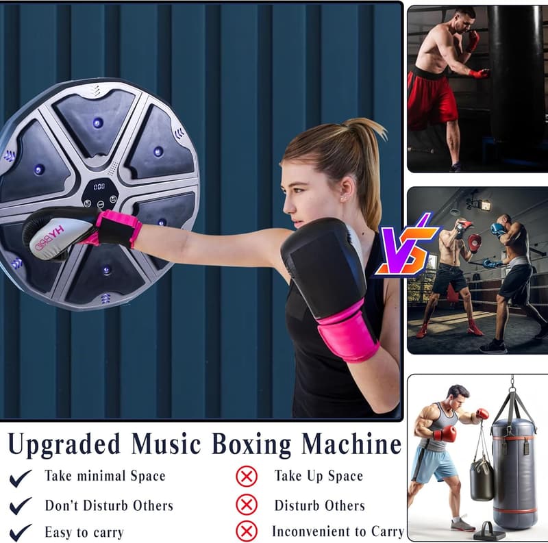 Bluetooth Smart Boxing Target - Wall-Mounted Punching Equipment