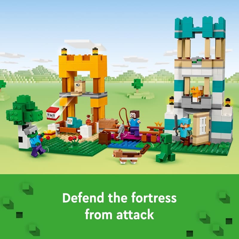 LEGO Minecraft Crafting Box 4.0 Building Set for Kids