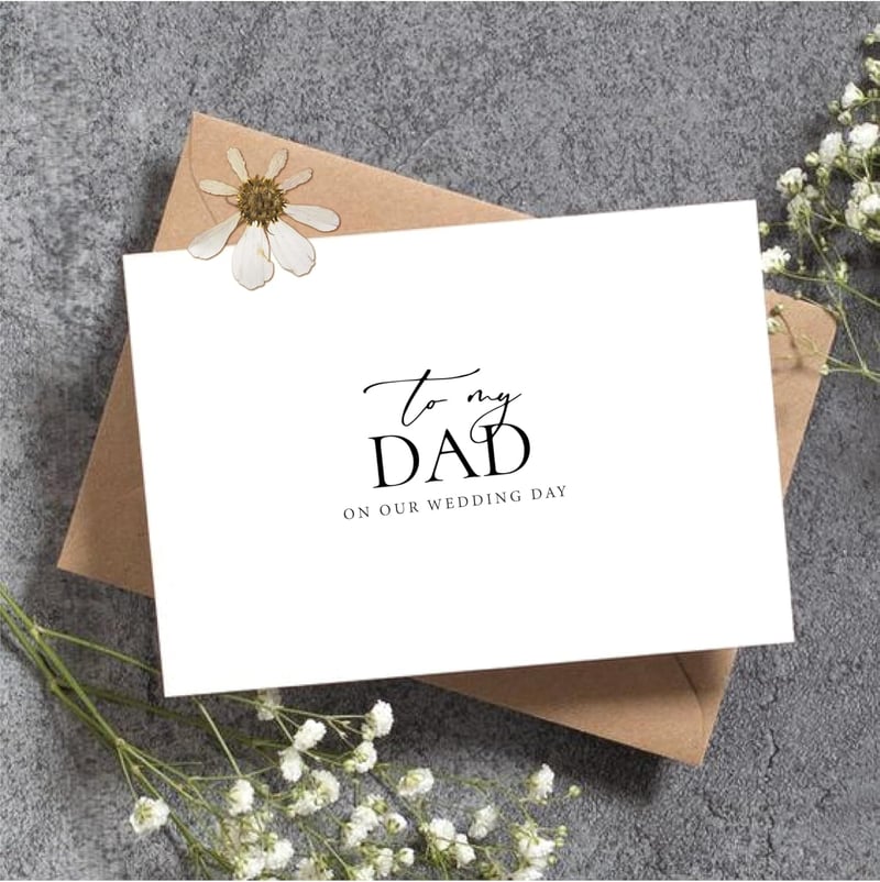 Wedding Day Cards Set for Parents – To My Dad and Mom