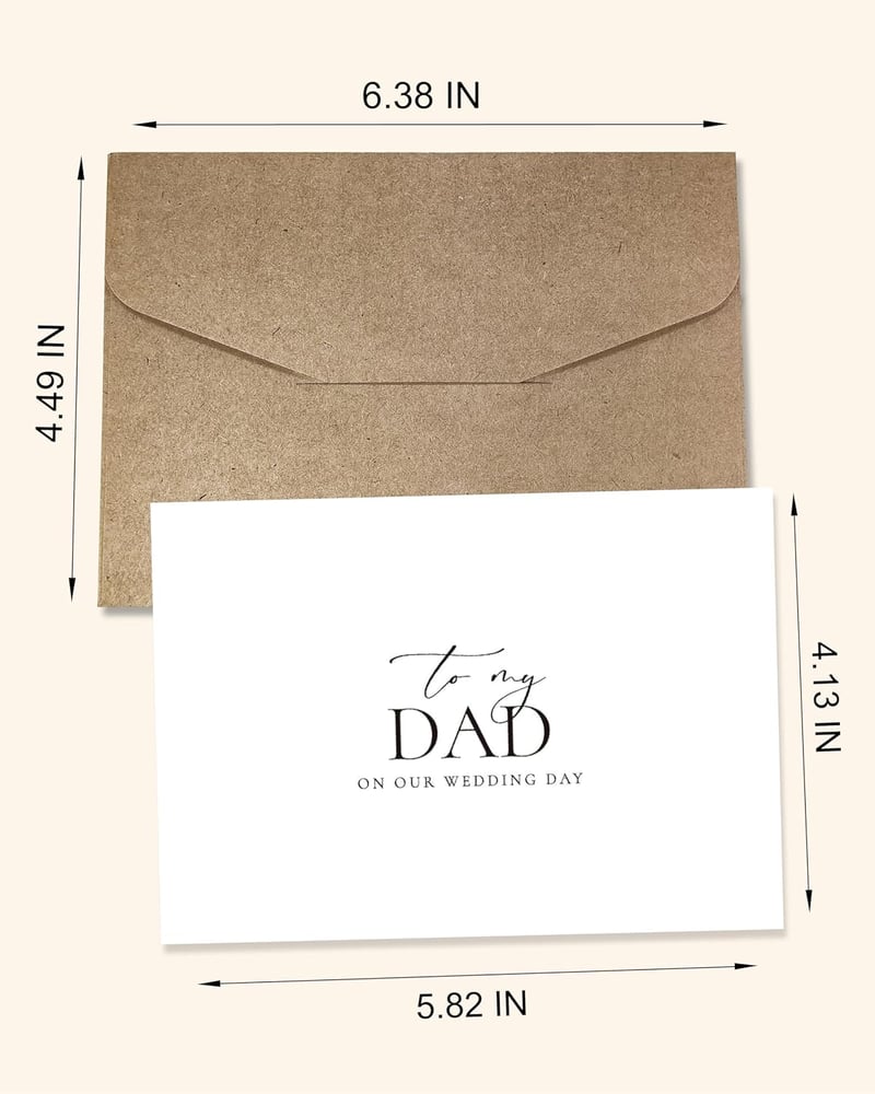 Wedding Day Cards Set for Parents – To My Dad and Mom