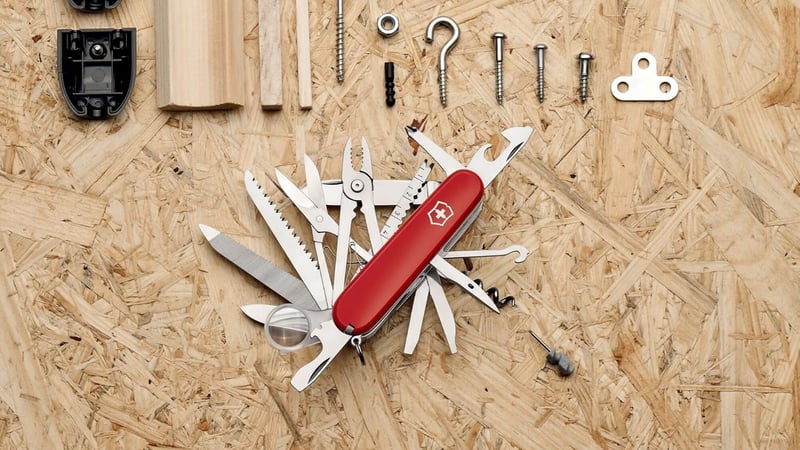 Swiss Army Knife - Victorinox Swiss Champ, 33 Functions, Red