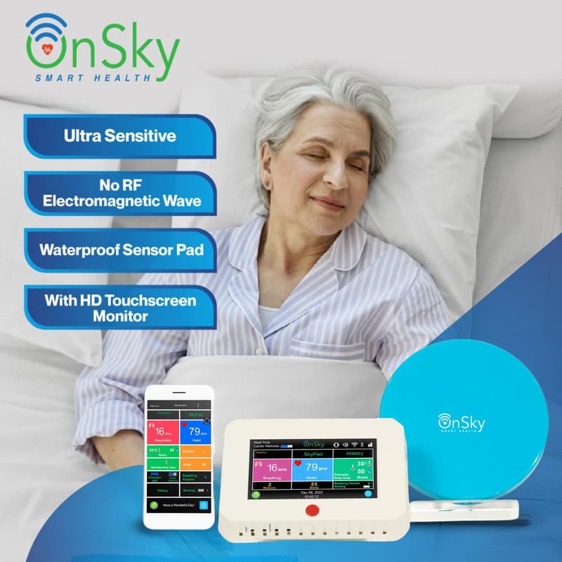 OnSky SkyPad Heart Rate & Sleep Monitor for Seniors