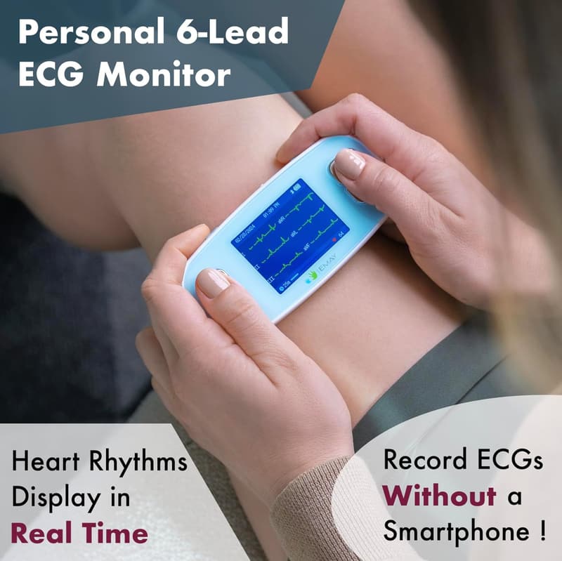 Portable 6-Channel ECG Monitor for Smartphone & PC