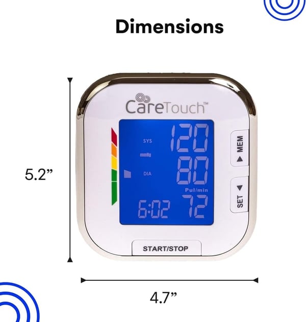 Automatic Digital Blood Pressure Monitor for Adults with Carrying Case