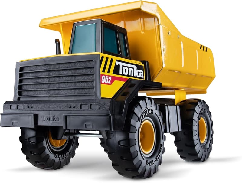 Tonka Steel Classics Mighty Dump Truck - Durable Metal Construction Toy