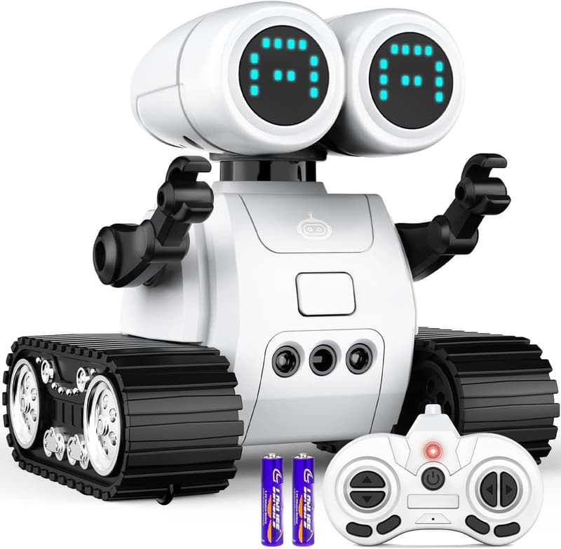 Robot Toy for 3-Year-Olds with Walkie-Talkie & Gesture Control