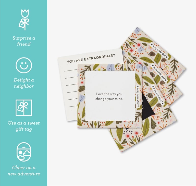 Love Who You Are Pop-Open Cards – 30 Inspiring Messages