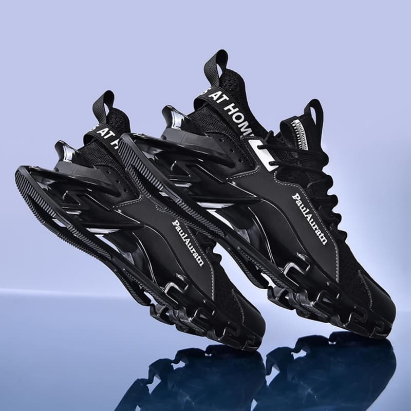 Men's Lightweight Running Shoes - Breathable Mesh, Shock-Absorbing