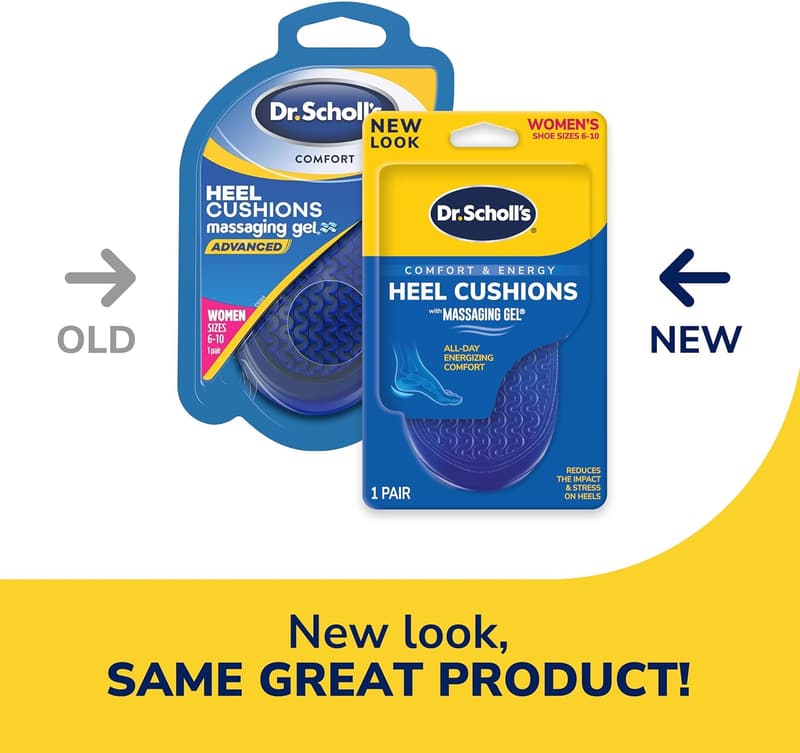 Dr. Scholl's Advanced Heel Cushions with Massaging Gel