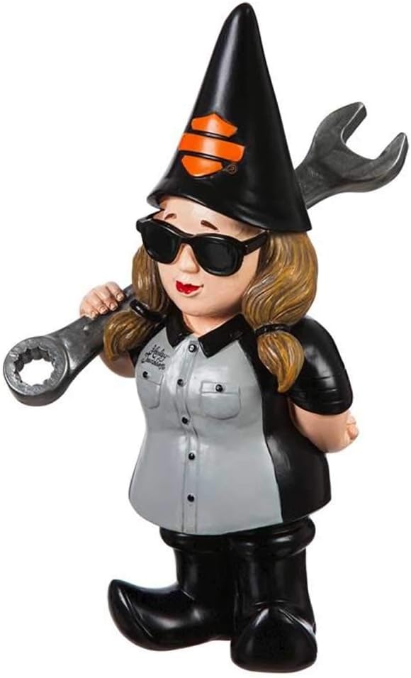 Harley-Davidson Polystone Garden Gnome for Enthusiasts