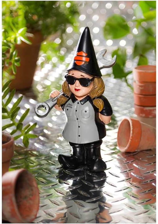 Harley-Davidson Polystone Garden Gnome for Enthusiasts