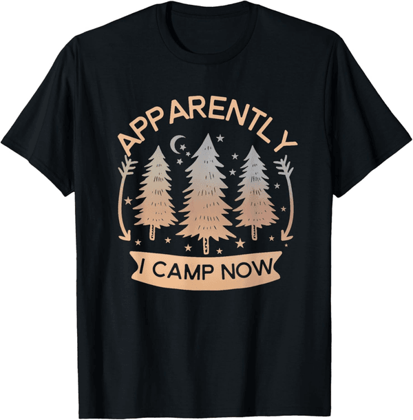 First Time Camping RV T-Shirt for Outdoor Enthusiasts