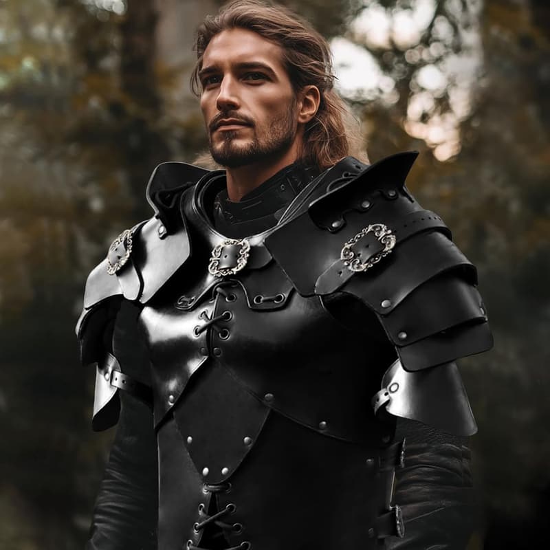 Adjustable Medieval Samurai Chest Plate - Viking & Roman Armor for Adults