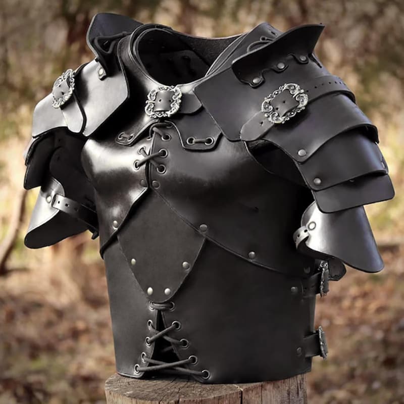 Adjustable Medieval Samurai Chest Plate - Viking & Roman Armor for Adults