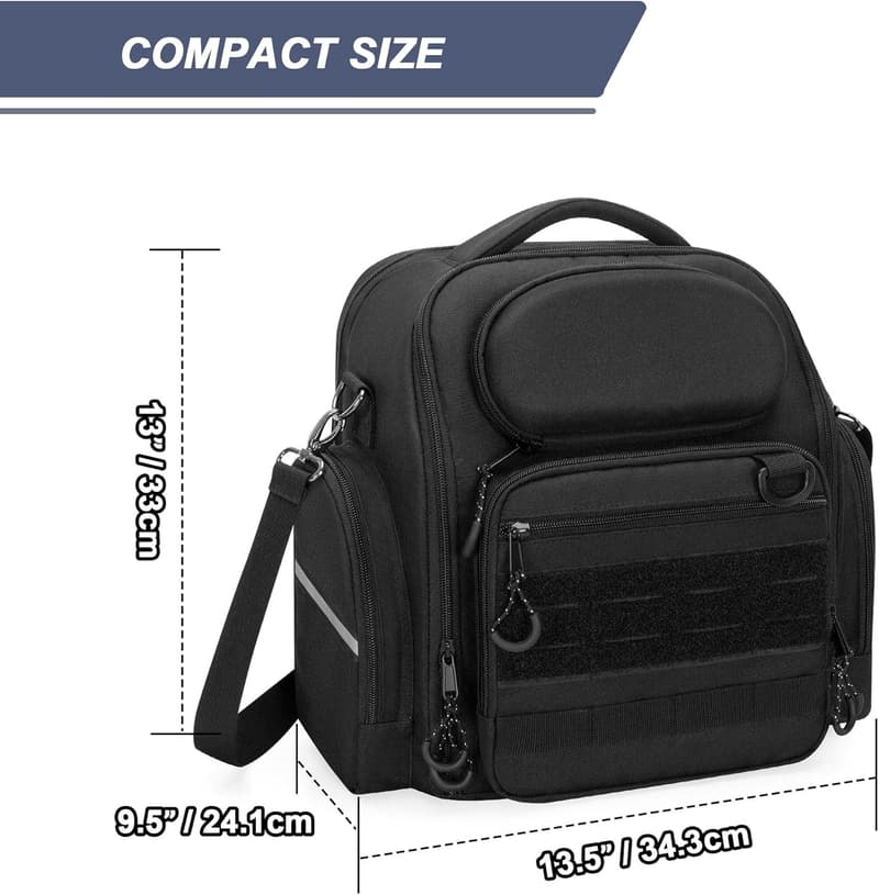 Pilot Headset Bag for Aviation Gear - Black