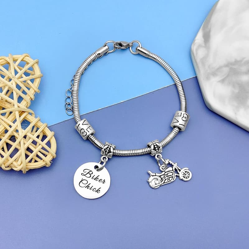 Motorcycle Jewelry for Women – Biker Birthday Gift