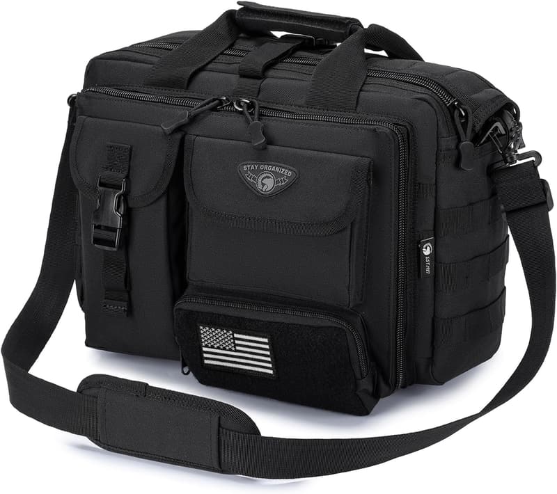 Tactical Messenger Bag for Men - 14 Inch Military Laptop Case