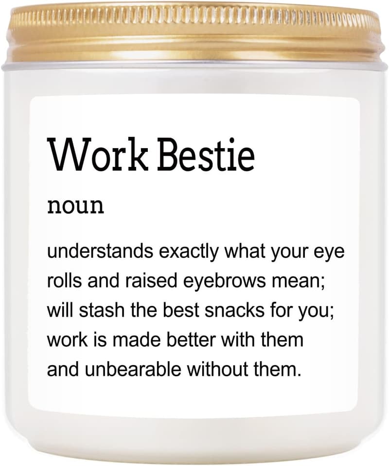 Funny Birthday Gifts for Coworkers - Lavender Scented Candle