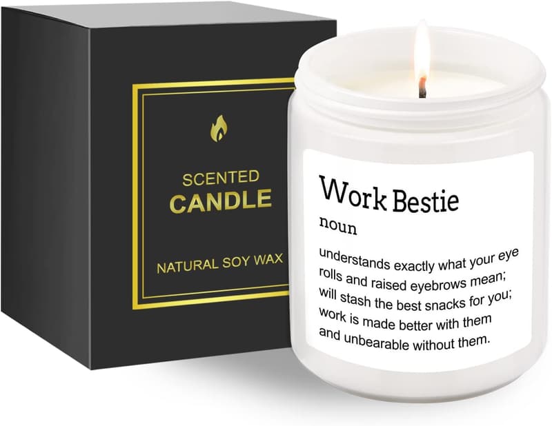 Funny Birthday Gifts for Coworkers - Lavender Scented Candle