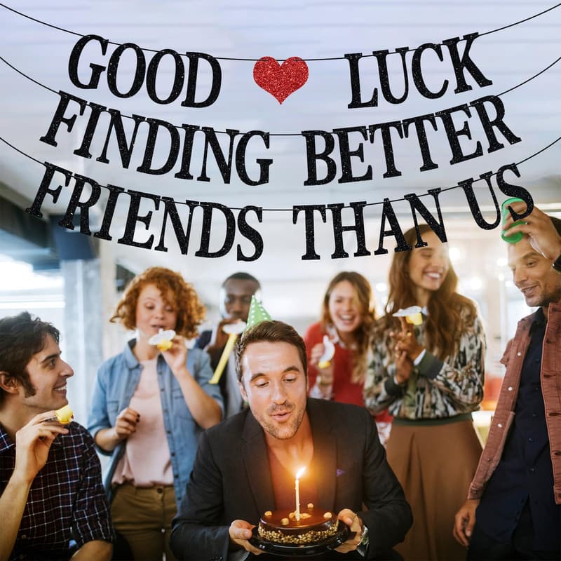 Farewell Banner for Best Friend - Good Luck Decor