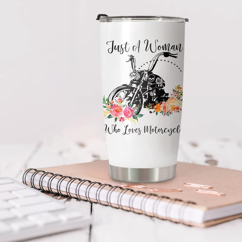 Motorcycle Tumblers for Women - 20 Oz Thermal Cup Gift