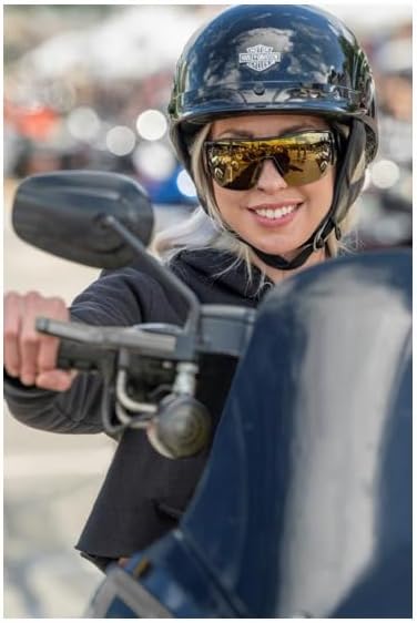Harley-Davidson Women's Classic Metal Rectangular Sunglasses