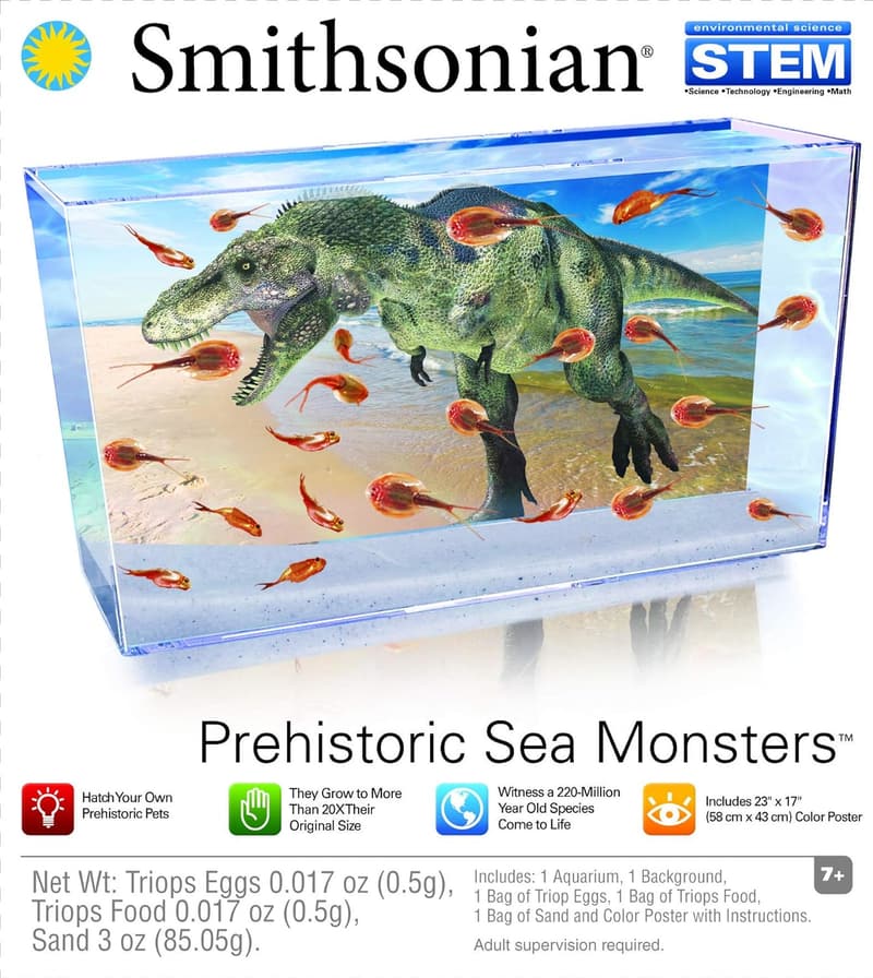 Smithsonian Prehistoric Sea Monsters Wall Art - 23x17 Inches