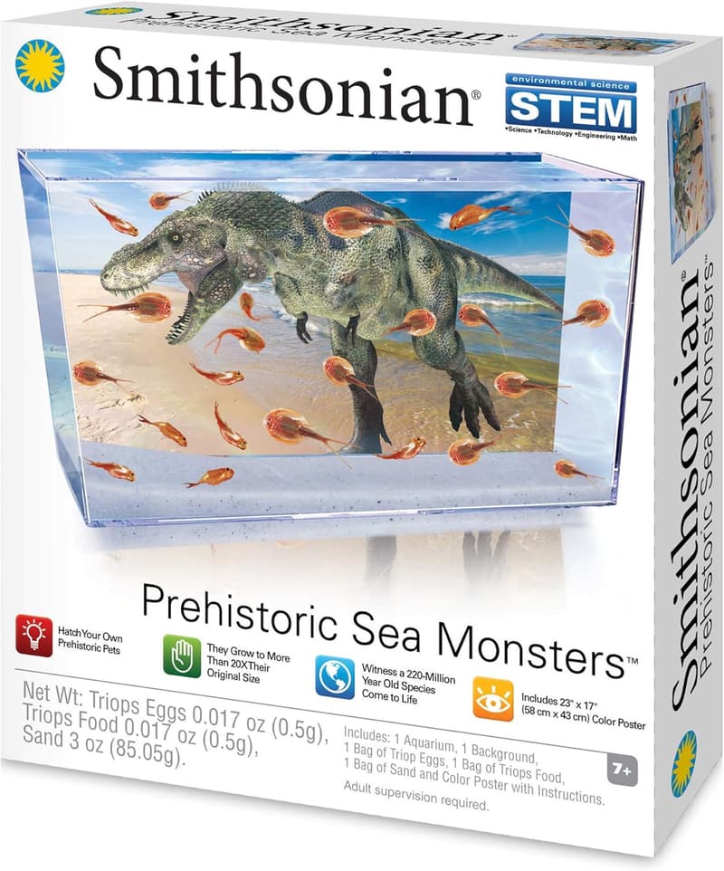 Smithsonian Prehistoric Sea Monsters Wall Art - 23x17 Inches