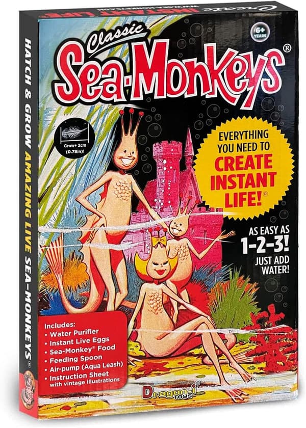 Sea Monkeys Growth Kit - Instant Pets for Kids 6+
