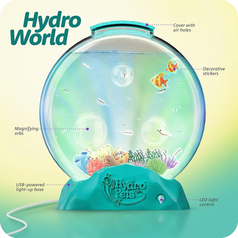 STEM Live Sea Pets Habitat Kit - Light Up Tank for Kids 6-12