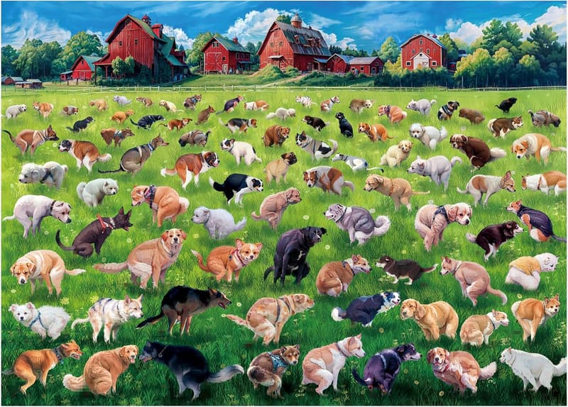 Christmas Dog Lover Jigsaw Puzzle - 1000 Pieces
