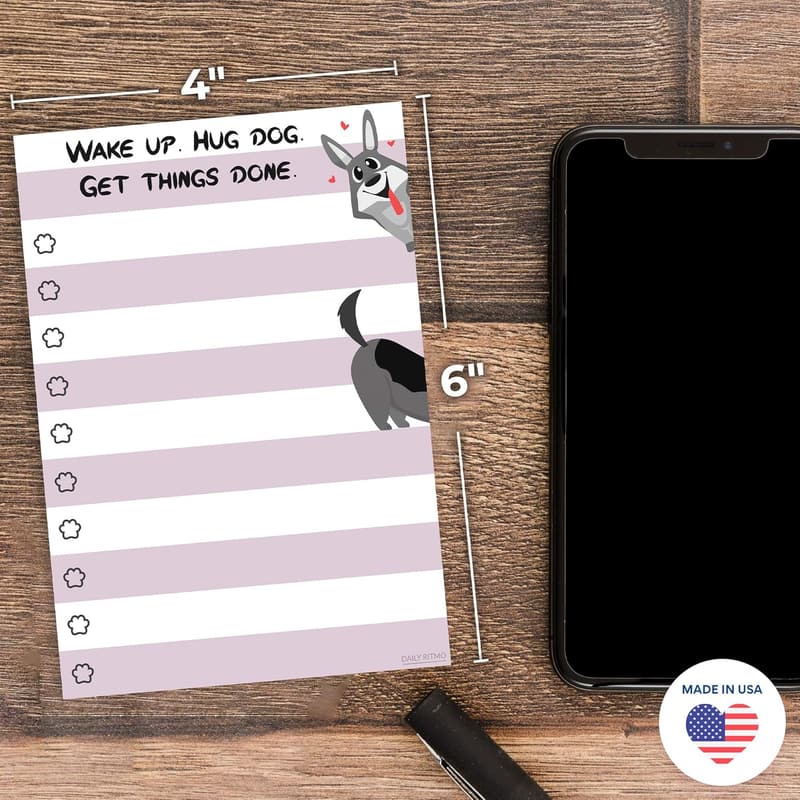 Dog Lover Sticky Notes - 50 Pages To-Do List Notepad