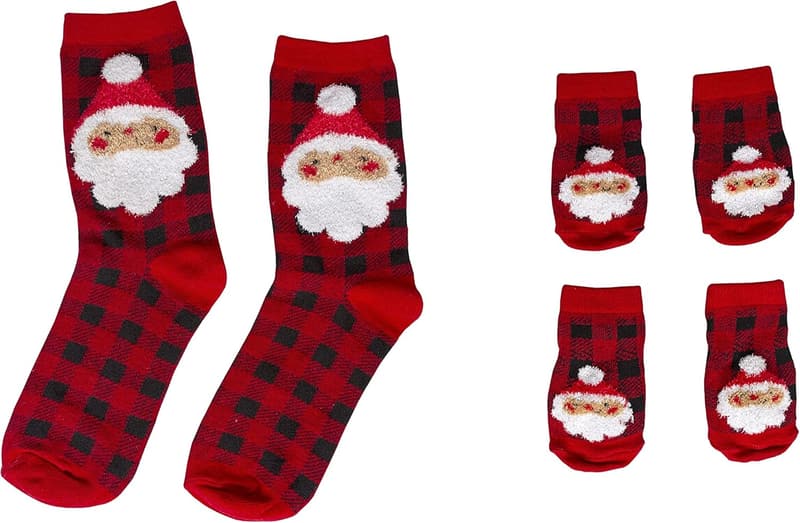Matching Human and Dog Christmas Socks for Pet Lovers