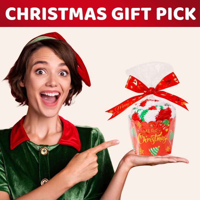 Christmas Stocking Socks for Adults and Kids - Holiday Stuffers