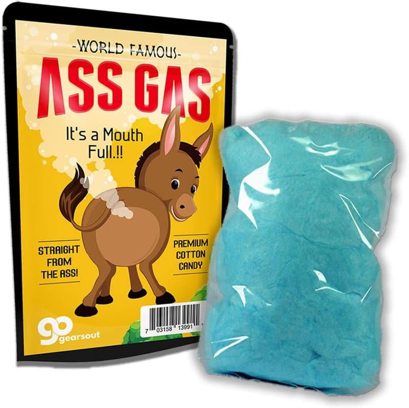 Funny Blue Cotton Candy Donkey Gag Gift for Men & Teens