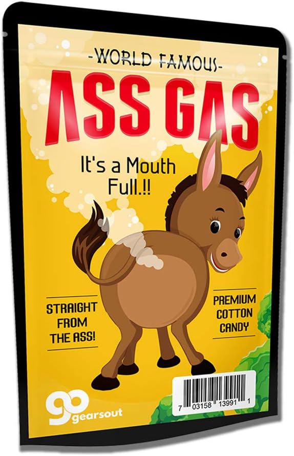 Funny Blue Cotton Candy Donkey Gag Gift for Men & Teens