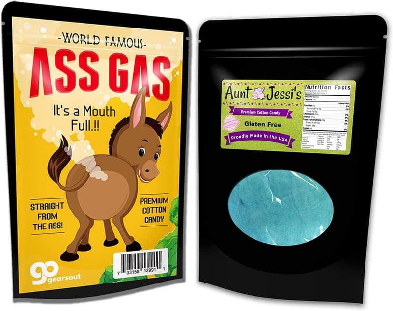 Funny Blue Cotton Candy Donkey Gag Gift for Men & Teens