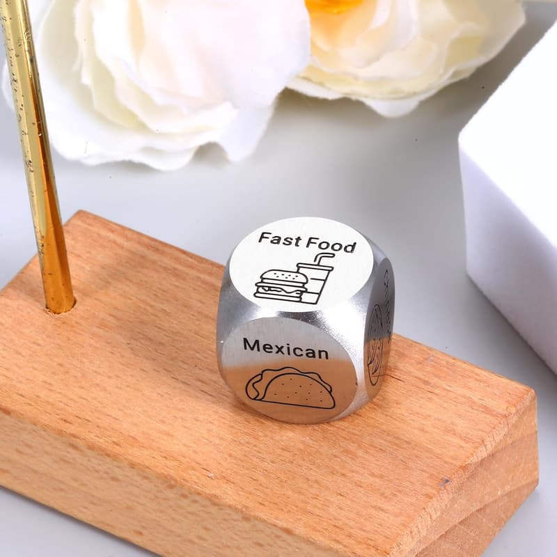 Christmas Food Decision Dice - Fun Secret Santa Gift for Adults