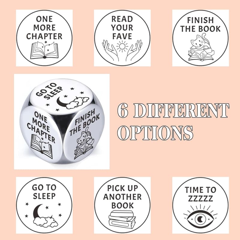 Book Lovers Decision Dice - Valentine’s Day Gift for Couples