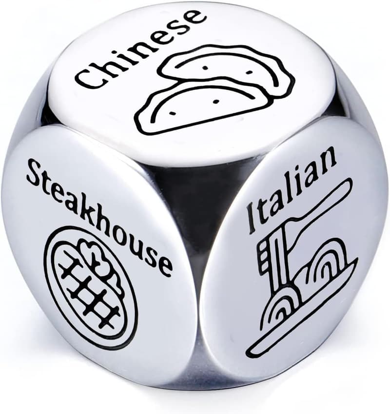 Valentine's Day Food Dice Decider for Men & Couples