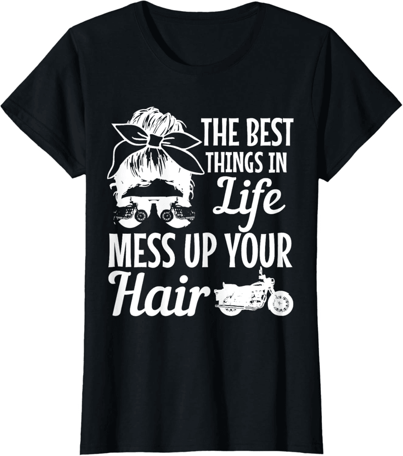 Biker Girl Motorcycle T-Shirt for Women