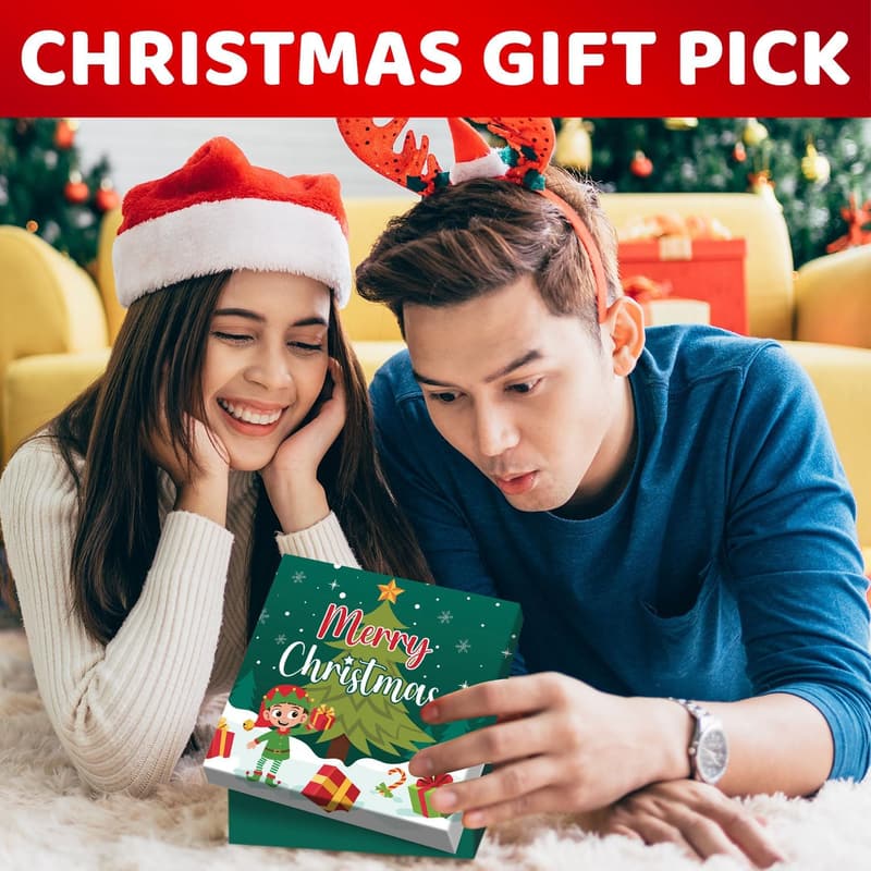 Men's Christmas Stocking Socks - Fun Secret Santa Gifts