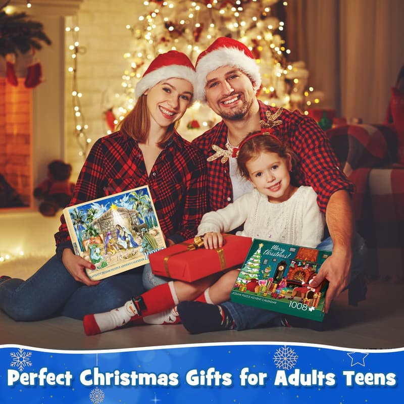 Christmas Nativity Jigsaw Puzzle 1008pcs for Teens & Adults