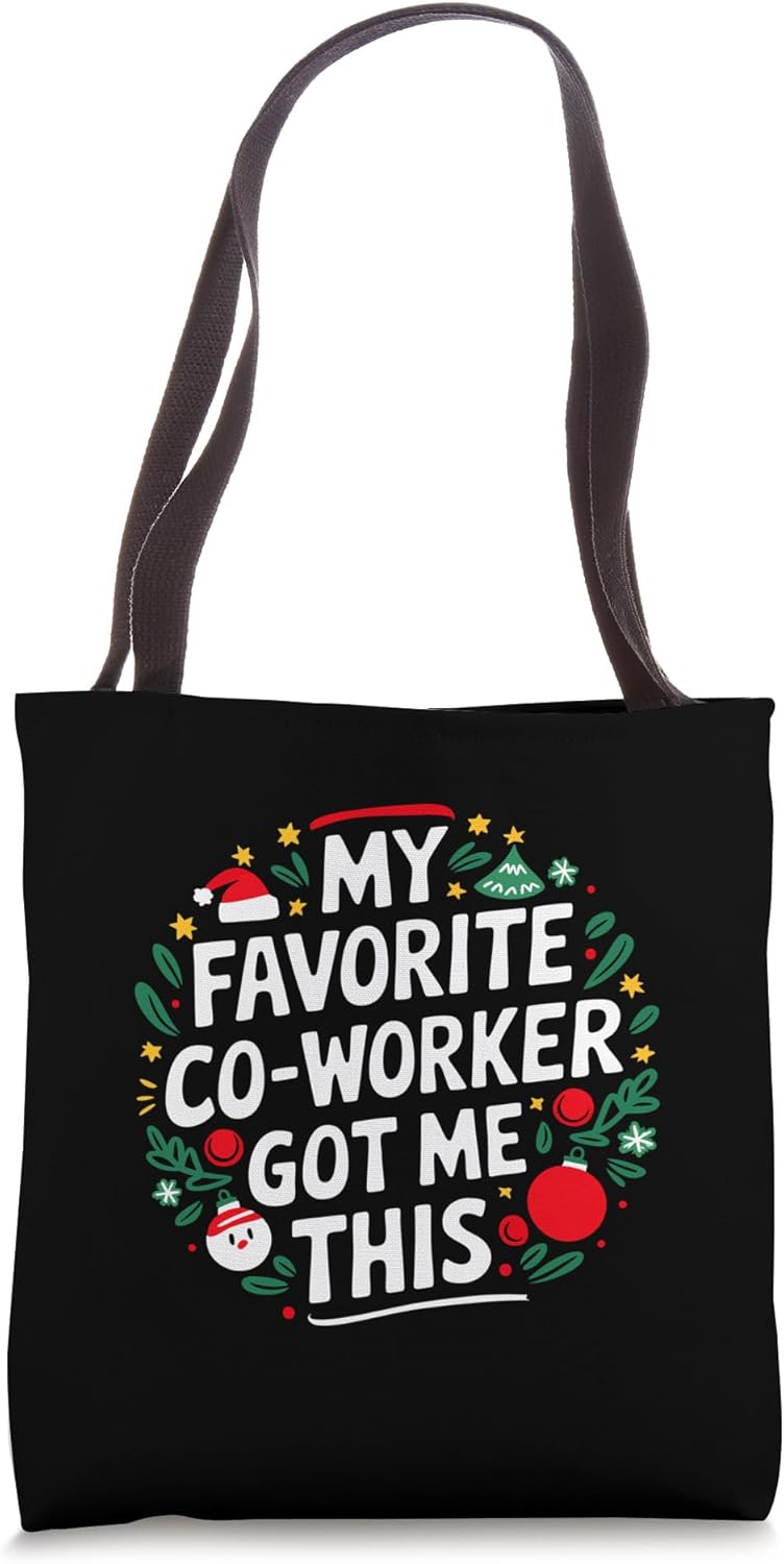 Secret Santa Tote Bag for Office Gifts