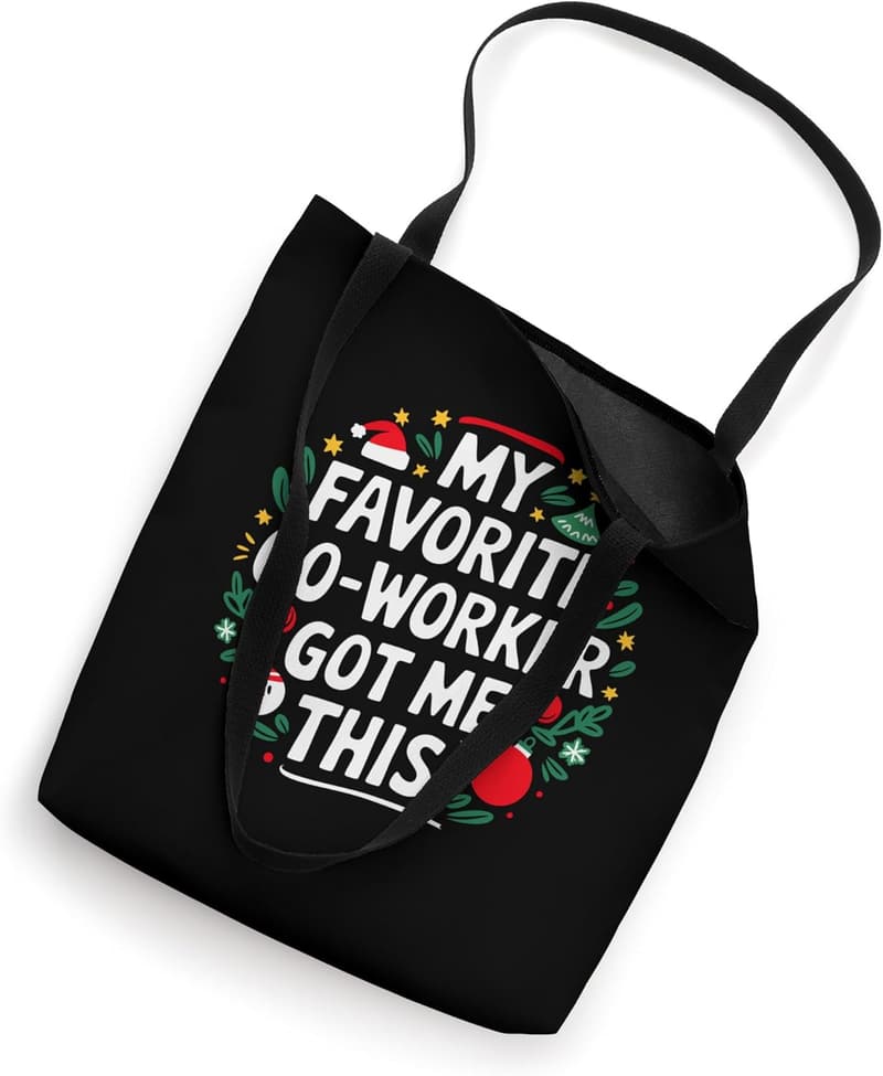 Secret Santa Tote Bag for Office Gifts