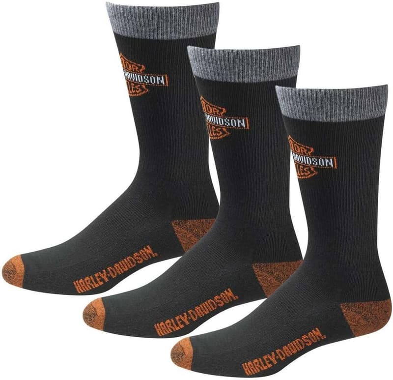 Harley-Davidson Men's UltraDri Riding Socks - 3 Pack